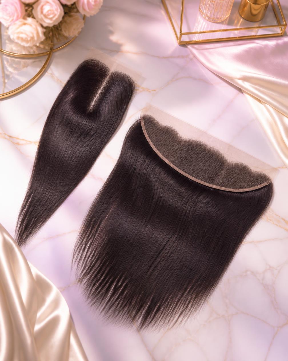 Closures — 4x4 and 5x5 HD closures for a flawless part.